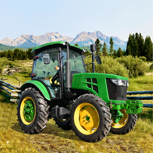 รถแทรกเตอร์ขนาดเล็กจีน ขับเคลื่อน 4 ล้อ 80 แรงม้า 100 แรงม้า พร้อมที่ตักด้านหน้าและหลังขุด  เครื่องยนต์ 4x4 สำหรับการเกษตร - Product Image 2