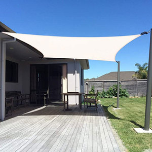 Prêt à être accroché en plein air, Carport Beige carré <span class=keywords><strong>5x5</strong></span> 12 'X 16' sable 10 'X 10' marron Rectangle Uv Hdpe <span class=keywords><strong>voile</strong></span> pare-soleil à vendre/ - Product Image 1