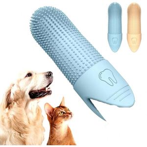 New Arrival 360 Degrees <b>Pet</b> Silicone Finger Toothbrush for Dog Cat <b>Brushing</b> Teeth <b>Pet</b> Teeth Cleaning Supplies - Product Image 1