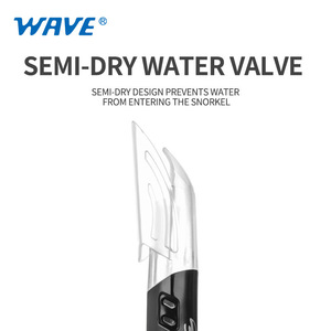 Ensemble de plongée Wave pour adultes : palmes, masque, tuba, équipement de natation anti-buée - Product Image 4