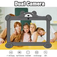 Tablette éducative pour enfants K7 Pro Panda, vente en gros d'usine, 7 pouces 1024*600 HD, Android 11, 2 Go de RAM + 32 Go de ROM