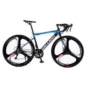 Vélo de route en aluminium noir à disque, transformation manuelle, 14 vitesses, roues 700c, cadre urbain ordinaire GR-F8, vélo de course GR - Product Image 1