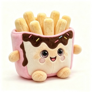 Peluche Frites Françaises Personnalisée, Jouet en Peluche Alimentaire Mignon, Animal en Peluche Thème Collation, Peluche Géante Rembourrée Coton PP, Halloween pour Bébés 0-24 Mois - Product Image 4