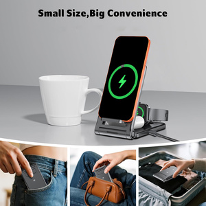 Cargador Inalámbrico Magnético 3 en 1 Plegable Mejorado 2026, Estación de Carga Rápida para Teléfono, Reloj y Auriculares, Portátil para Viajes y Oficina - Product Image 3