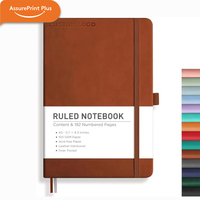 Ensemble cadeau de carnet de notes à couverture rigide en cuir PU personnalisé, reliure thermique, stylo, clé USB, logo personnalisé, papier épais, boucle magnétique