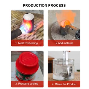 Moule en plâtre pour bijoux en forme <span class=keywords><strong>d</strong></span>'osmanthus, outils et équipements de fabrication de bijoux, plusieurs tailles, or, argent, métal lisse et solide - Product Image 4