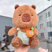 Peluche en coton PP de 8 pouces, animaux en peluche (Panda, Capybara, Ours, Lapin), peluche courte, prix de jeu d'arcade, cadeau