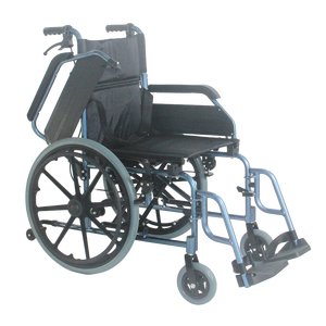 Sedia a Rotelle Manuale in Acciaio di Alta Qualità con Capacità di 100kg per Uso Ospedaliero Certificata ISO13485/CE da Azienda Leader nel Settore - Product Image 5