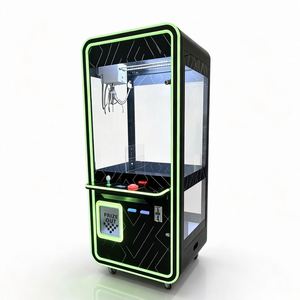 Máquina de grúa de premios moderna con LED de neón, operada con monedas, para centros comerciales y centros de entretenimiento familiar - Product Image 1