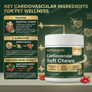 Toptan OEM Evcil Hayvan Kardiyovasküler Yumuşak Çiğneme Tabletleri CoQ10 Omega-3 Köpek Kedi Kalp Sağlığı Takviyesi Özel Etiket Tedarikçisi - Product Image 4