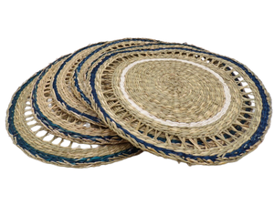 Napperon rond naturel tissé à la main en jonc de mer pour la cuisine à manger napperons de Table décoratifs napperon résistant à la chaleur - Product Image 6