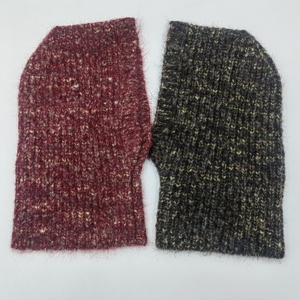 Masque de ski en tricot en laine acrylique multicolores pour l'automne et l'hiver, protection contre le froid, <span class=keywords><strong>snood</strong></span>, balaclava - Product Image 2