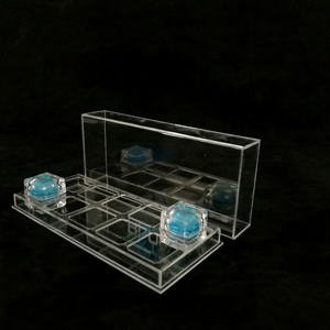 acrylic cosmetic display stand plastic counter display stands nail varnish bottle display <b>rack</b> cosmetic display stand - Product Image 1