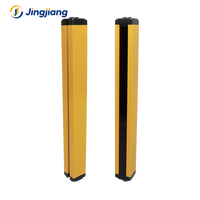 Sensor Tirai Cahaya Pengaman yang Diperkuat Jingjiang TCQ 30m Detektor Sinar Inframerah untuk Pengamanan Mesin Press Brake Punch Press