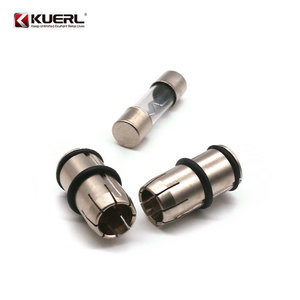 KUERL ที่ใส่ฟิวส์ 80x18 มม. โลหะผสมสังกะสี สายไฟฟ้าเสียงรถยนต์ ท่อฟิวส์ พร้อมซีลยาง สำหรับระบบไฟฟ้าในรถยนต์ - Product Image 2