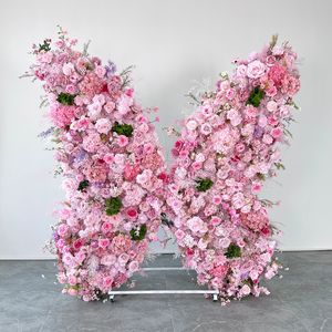 Artificial <b>Butterfly</b> 3D Flower Wall Backdrop Wedding <b>Decoration</b> <b>Butterfly</b> Floral Wall Panel Event <b>Party</b> Photo Booth Background - Product Image 4