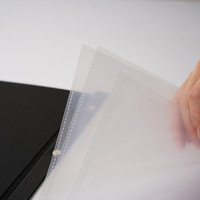 Menu à feuilles mobiles personnalisable, liste de prix, livre de recettes, menu avec poche transparente, surface en cuir PU gaufré