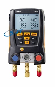 Stock Testo 549 Digital Manifold for air Conditioning Systems and Heat <b>Pumps</b> Testo 549 Gauge - Product Image 6