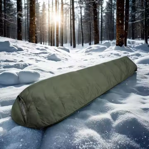 <span class=keywords><strong>Sac</strong></span> <span class=keywords><strong>de</strong></span> <span class=keywords><strong>couchage</strong></span> d'hiver en polyamide extérieur fabriqué en Chine pour adultes pour le camping et la randonnée par temps <span class=keywords><strong>froid</strong></span> - Product Image 4