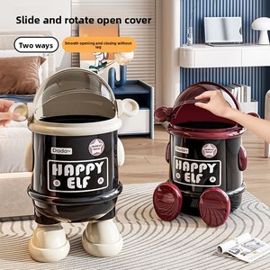 Thùng rác lưu trữ nhà vệ sinh phim hoạt hình Thùng rác hộ gia đình hình ảnh không gian - Product Image 2