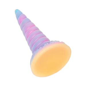 Rousing Mystical Galaxy <span class=keywords><strong>Dildo</strong></span>: 魅惑的な喜びのための真珠光沢仕上げのきらめくスパイラルデザイン-大人の寝室のおもちゃ - Product Image 1