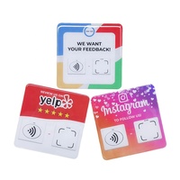 13.56MHz Époxy Étanche Google Review NFC Card Tag Stickers NFC Google Review Plate