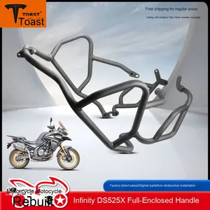 Vगे ds525x पूर्ण कवरेज क्रैश बार गार्ड किट: मास्टर/एडवेंचर मॉडल के लिए ऊपरी निचले इंजन गार्ड स्किड प्लेट एंटी-ड्रॉप रेल - Product Image 5