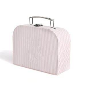 Phân Hủy Sinh Học Handmade Sang Trọng Biểu Tượng Tùy Chỉnh Các Tông Màu Hồng Vali Kid Đồ Chơi Dễ Thương Mini Vali Hộp Quà Tặng Với Kim Loại Xử Lý - Product Image 3