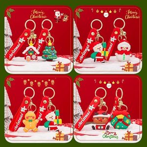 Llavero de 20 cm con corona navideña de resina, estilo superventas, adornos navideños de lujo - Product Image 5
