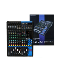Console de mixage audio professionnelle MG12XU, 12 canaux, mixeur DJ professionnel pour système de sonorisation de scène avec Blender-MG16X