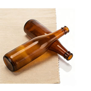 <span class=keywords><strong>Botella</strong></span> <span class=keywords><strong>de</strong></span> Vidrio Redonda Ámbar Recargable <span class=keywords><strong>de</strong></span> 330ml 540ml para Cerveza, Licores y Bebidas Espirituosas, con Tapa Corona, Empaque Personalizado <span class=keywords><strong>de</strong></span> Alta Calidad - Product Image 2