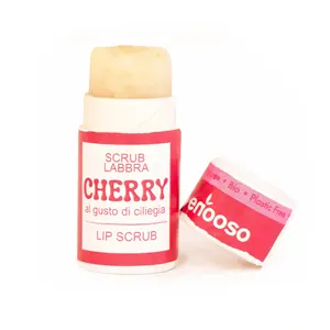 Enooso Cherry Lip Scrub Stick Esfoliante Organico per Labbra - Product Image 1
