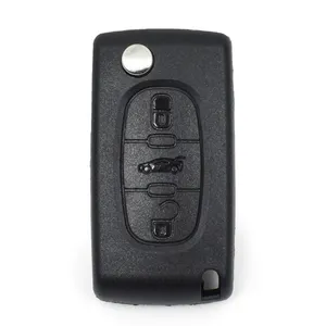 Topbest 2 3 4 pulsanti Remote Car Key Flip keying Cover Case per C-itroen C2 C3 C4 C5 Flip Key Case Shell Ce0523 Ce0536 Hu83 Va2