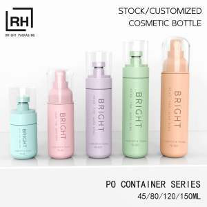 Bouteille en plastique transparente PET de 100/120/150 ml pour produits cosmétiques, avec pulvérisateur, distributeur de lotion, flacon d'essence avec pompe - Product Image 3