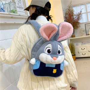 Juguetes de Peluche de Animales de Dibujos Animados, Muñeco de Peluche, Mochila de Dibujos Animados, Zootopia, Nick, Judy, Mochila Infantil - Product Image 4