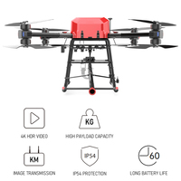 Drones de lutte contre les incendies à haute capacité de charge, longue autonomie, application à distance intelligente, suppression d'incendies, drones de lutte contre les incendies en hauteur