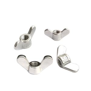 Noce di blocco ad ala rapida DIN316 dado a mosca con 5/32 "filo personalizzato M6 zincato fabbrica di dadi - Product Image 3