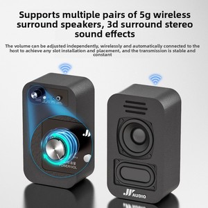 Echo <span class=keywords><strong>Wall</strong></span> <span class=keywords><strong>Berlin</strong></span> Sound LCD TV avec microphone dynamique, haut-parleur de karaoké pour home cinéma en métal, projecteur audio externe - Product Image 3