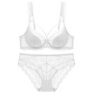 Set Intimo Personalizzato Pure Lust per Ragazze, Reggiseno Sexy in Pizzo Push-Up Anti-Cedimento per Seno Secondario e Vita - Product Image 1