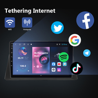 Lecteur multimédia DVD pour voiture Android 14 8 cœurs 4+64 Go, écran IPS DSP, vidéo intégrée, autoradio stéréo Android Auto universel