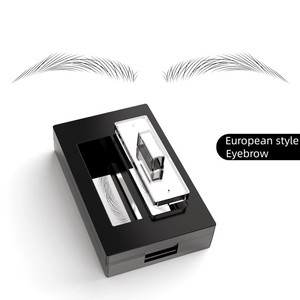 Tampons <span class=keywords><strong>à</strong></span> <span class=keywords><strong>sourcils</strong></span> 4 couleurs avec <span class=keywords><strong>pochoirs</strong></span>, imperméables et longue durée, pour la beauté - Product Image 6