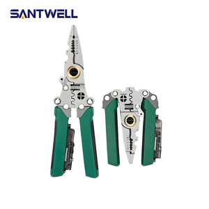Alicates Multifuncionales de Acero para Cortar Cables, Plegables, con Mango de Agarre Suave - Product Image 1