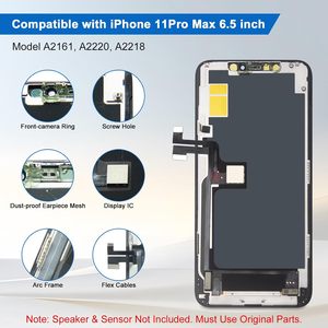 Prix d'usine pour le remplacement de l'écran du téléphone 11 Pro Max, écran tactile LCD 6,5 pouces, A2220 <span class=keywords><strong>A2218</strong></span> - Product Image 2