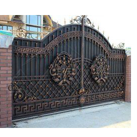 CBMmart-puerta de hierro forjado, suministro de fábrica, Popular, diseño de puerta principal de hierro - Product Image 5