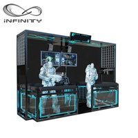 Jeux De Parc D'attractions Tir Boxe Danse Monnayeur Jeux 2 Joueurs Bataille Vr Simulateur