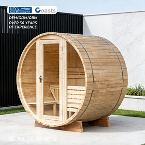 High Quality Red Cedar Barrel <strong>Sauna</strong> Cabin Outdoor <strong>Sauna</strong> 2 Person For Home Spa And Wellness Outdoor <strong>Sauna</strong> Room - Product Image 1