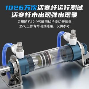 Mini cylindre pneumatique en acier inoxydable Zheyu MAL16/20/25/32/40*25X50X75, état neuf et d'occasion, pour les industries agricoles - Product Image 4