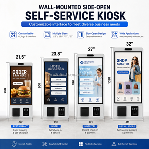 Kiosque <span class=keywords><strong>McDonald</strong></span>'s extérieur interactif avec écran tactile, terminal de commande et de paiement automatique pour restaurant, aire de restauration, service commercial - Product Image 1