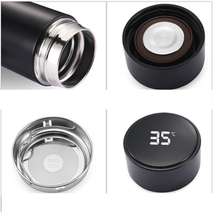 17 Oz chân không thông minh nhắc nhở Thermos Flask LED hiển thị nhiệt độ kỹ thuật số cốc nước bằng thép không gỉ chai - Product Image 6
