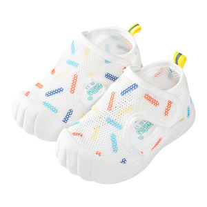 Chaussures pour bébé de 1 à 3 ans, semelle anti-dérapante, tissu en maille, chaussures pré-marche, chaussures décontractées pour bébés - Product Image 1